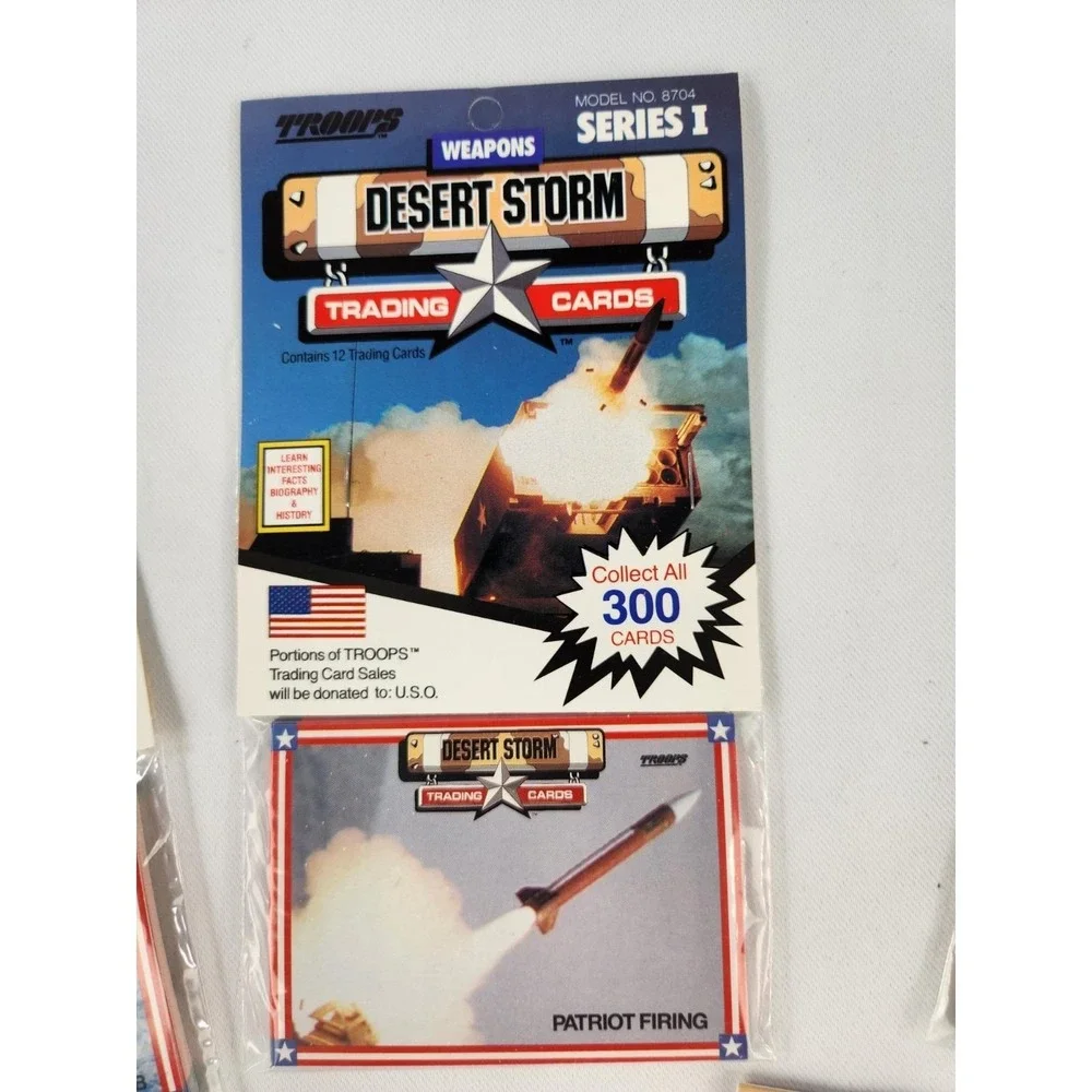 New VTG 1991 Spectra Star Troops Desert Storm Series I Cards Military War 5 Pack